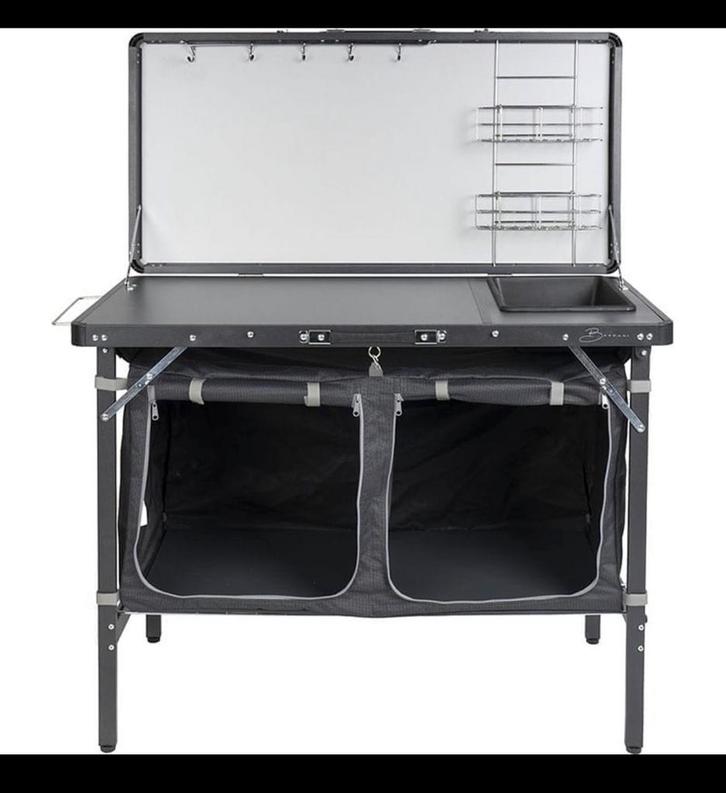 Bardani campingkeuken + Cadac 2 Cook 3 Pro Deluxe, Caravans en Kamperen, Kampeeraccessoires, Zo goed als nieuw, Ophalen