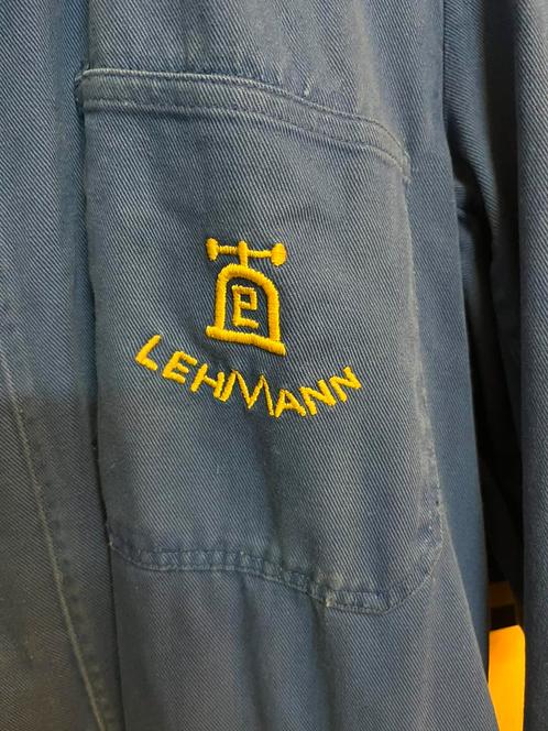 Werkjas uit de oude Lehmann/LGB fabriek gebruikt maat 50, Tuin en Terras, Werkkleding, Gebruikt, Jas, Ophalen of Verzenden