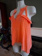 BCBGMAXAZRIA mooie koraal zijde 36 top S Gratis Verzenden, Verzenden, Oranje, Bcbgmaxazria, Zo goed als nieuw