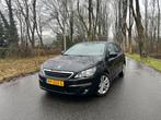 Peugeot 308 1.6 E-hdi 88 KW SW 2015 Zwart, Auto's, Voorwielaandrijving, 680 kg, 4 cilinders, Zwart