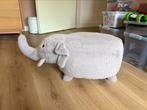 Poef Olifant kinderkamer deciratie, Ophalen, Zo goed als nieuw, Rond, Minder dan 50 cm