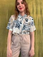 Vintage blouse - print - 90s - 80’s/90’s M/38/medium, Vintage, Ophalen of Verzenden, Gedragen, Maat 38/40 (M)