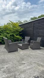 Tuinset loungeset, Ophalen of Verzenden, Gebruikt, Wicker, Bank