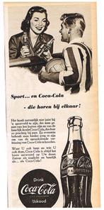 Coca Cola - Advertentie uit Tijdschrift 1954, Ophalen of Verzenden, Gebruikt