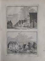 369-370*/ Koggenhuis en Admiraliteitshuis te Medemblik, Antiek en Kunst, Kunst | Etsen en Gravures, Ophalen of Verzenden