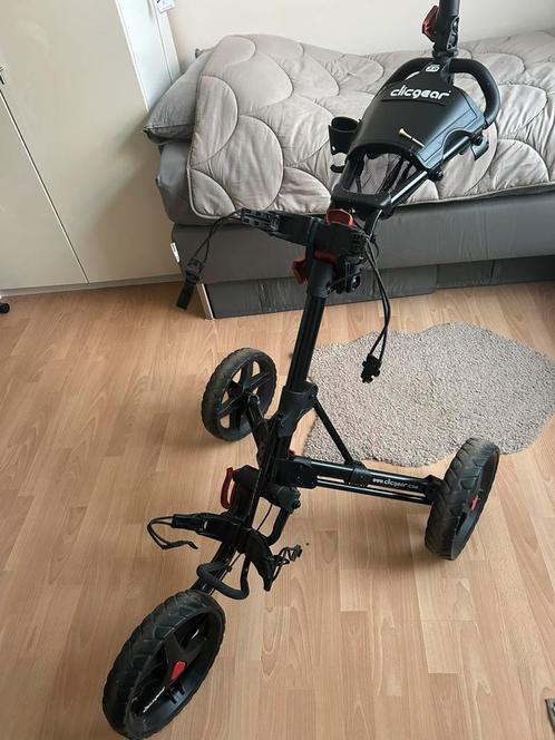 Clicgear 3.0 Zwart. Bijna nieuw, Sport en Fitness, Golf, Zo goed als nieuw, Golfkar, Overige merken, Verzenden