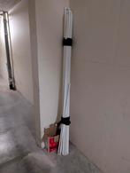 IKEA RÄCKA / HUGAD dubbele gordijnroedes + steunen, Ophalen, Gebruikt, 200 cm of meer, Wit