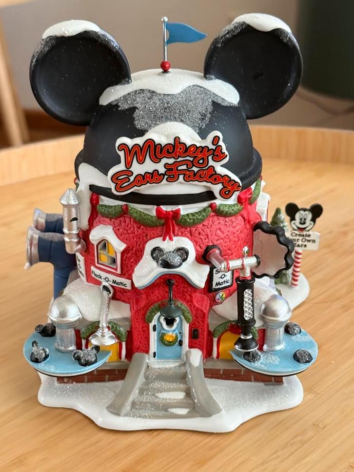 Mickey’s ear factory, Verzamelen, Disney, Zo goed als nieuw, Beeldje of Figuurtje, Mickey Mouse, Ophalen of Verzenden