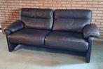 De Sede Switzerland, DS 70/23 zwart lederen 2,5 zits bank, Ophalen, Gebruikt, 150 tot 200 cm, Tweepersoons
