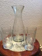 Karaf met 4 glazen (PTMD collection) Mooie glazen karaf met, Ophalen, Nieuw, Overige typen
