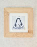 Ets Willemsbrug Rotterdam 10x10 cm, Huis en Inrichting, Minder dan 50 cm, Oorspronkelijke maker, Nieuw, Ophalen of Verzenden