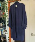 Donker blauw gebreid vest Zara, Kleding | Dames, Truien en Vesten, Maat 38/40 (M), Blauw, Zara, Ophalen of Verzenden