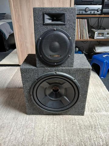 Tannoi subwoofer met mid bas  en hoorntweeter beschikbaar voor biedingen