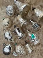 12 oude kerstballen zilver, Diversen, Kerst, Ophalen of Verzenden, Zo goed als nieuw