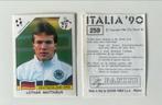 GEZOCHT Panini WK 90 Italia 1990 nr 259 L. Matthaus, Verzamelen, Sportartikelen en Voetbal, Zo goed als nieuw, Poster, Plaatje of Sticker