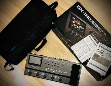 Boss GX-100 multi-effect pedaal met boss CB-ME80 tas beschikbaar voor biedingen
