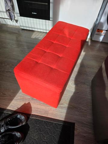 Rode Opbergbanken - Set van 3 beschikbaar voor biedingen