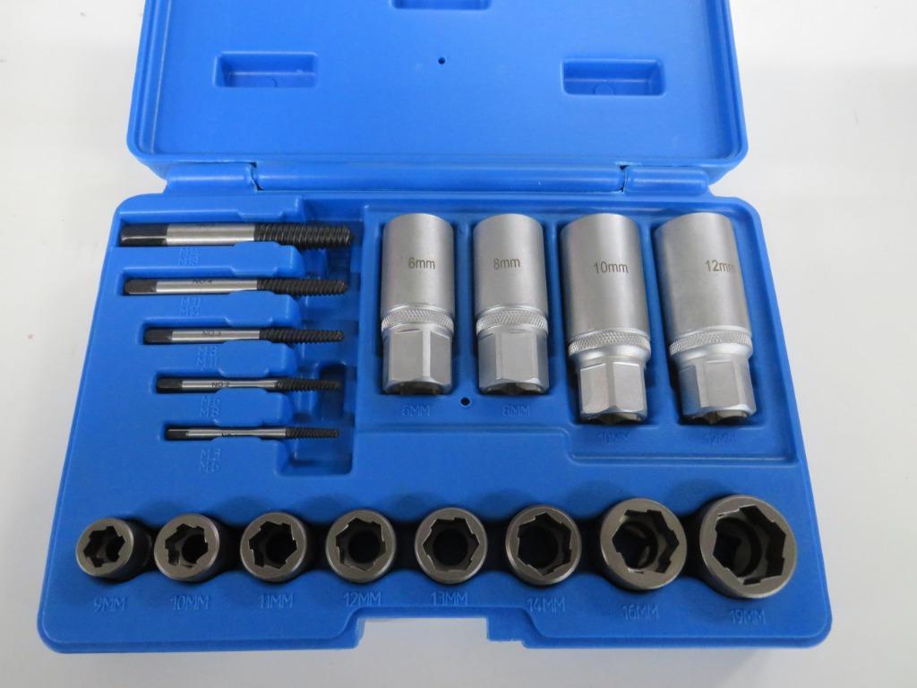Moer bout en tapeind verwijderaar set 18 delig Nieuw, Doe-het-zelf en Verbouw, Gereedschap | Handgereedschap, Nieuw, Ophalen of Verzenden
