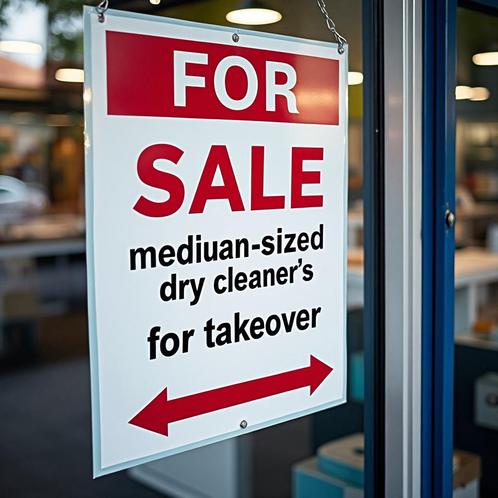 Middelgrote wasserij en stomerij te koop, Zakelijke goederen, Exploitaties en Overnames