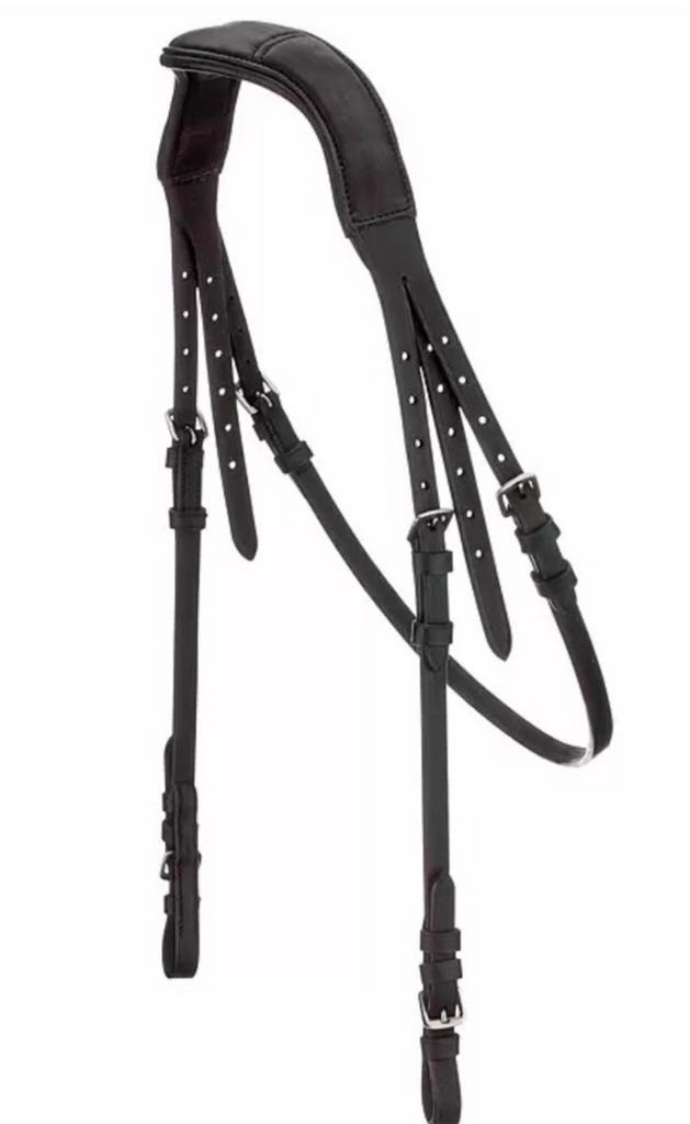 Geolied lederen kopstuk Soft Comfort XtraFull nieuw, Dieren en Toebehoren, Paarden en Pony's | Hoofdstellen en Tuigage, Nieuw