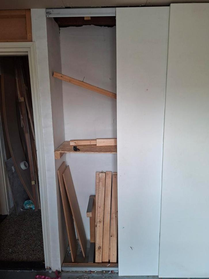 Schuifdeuren kast, Huis en Inrichting, Kasten | Kledingkasten, 200 cm of meer, 25 tot 50 cm, Ophalen