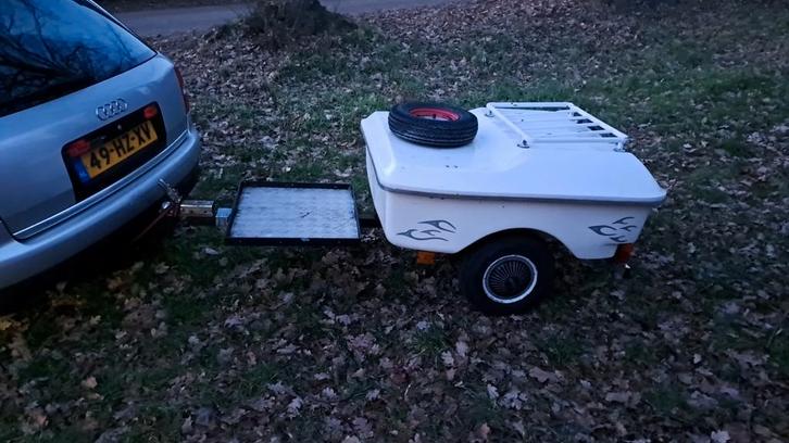 Motoraanhanger, Motoren, Accessoires | Koffers en Tassen, Gebruikt, Ophalen