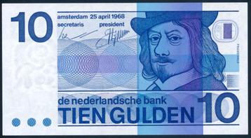 10 Gulden 1968 ‘Frans Hals' - 2843985168 - Oud snijteken beschikbaar voor biedingen