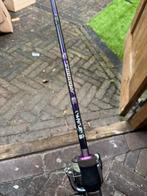 Shimano seido 2500FA + gunki saburau hengel, Watersport en Boten, Ophalen of Verzenden, Zo goed als nieuw, Werphengel
