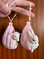 Paashanger roze, schaap en konijn, Verzenden, Zo goed als nieuw