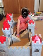 Houten - Playmobil Formaat - Kasteel/Burcht, Ophalen, Zo goed als nieuw, Overige merken