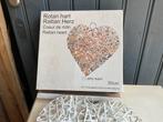 Rotan hart wit met lichtjes, Ophalen of Verzenden, Nieuw