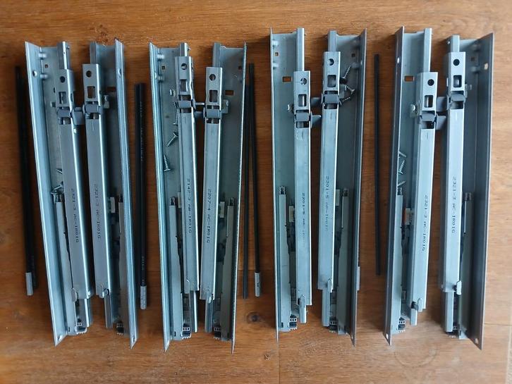 Ikea Besta laderails, 4 sets, Huis en Inrichting, Kasten | Overige, Ophalen of Verzenden