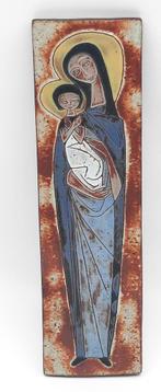 Vintage Keramische wandtegel door Paul Vermeire, Antiek en Kunst, Ophalen of Verzenden