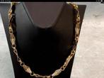 Massieve gouden vintage ketting Versace logo collier 14 kar, Sieraden, Tassen en Uiterlijk, Kettingen, Verzenden, Zo goed als nieuw