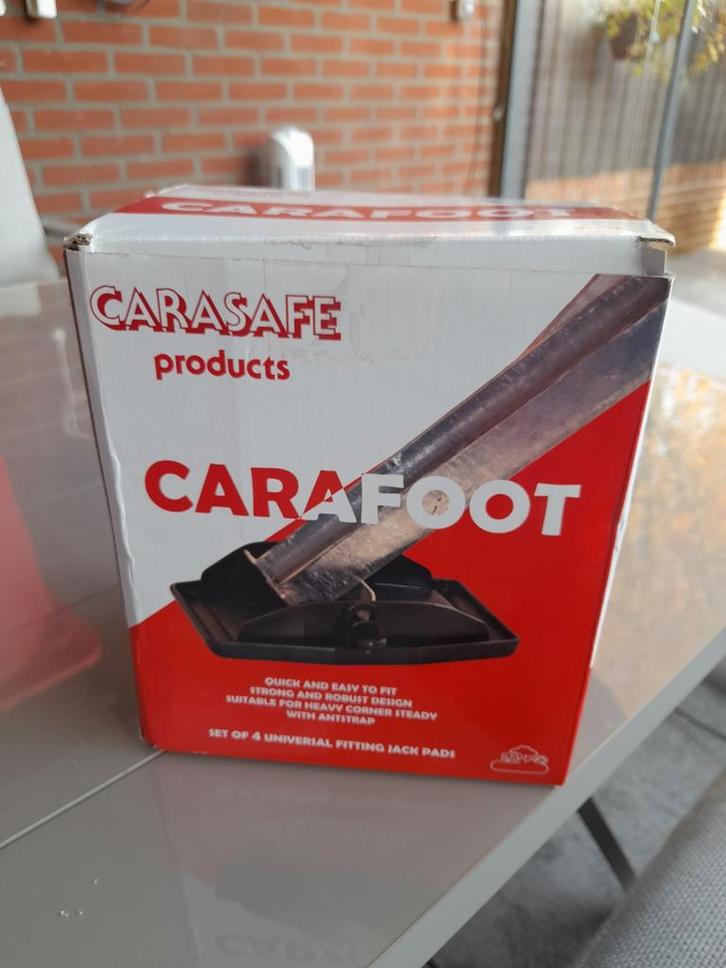3 stuks Carasafe Carafoot Steunpoot Pads - Nieuw in doos!, Caravans en Kamperen, Caravan accessoires, Nieuw, Ophalen of Verzenden