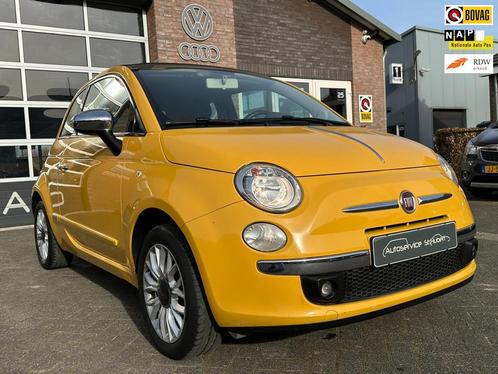 Fiat 500 C 1.2 Popstar. Cabrio., Auto's, Fiat, Bedrijf, Te koop, 500C, ABS, Airbags, Airconditioning, Boordcomputer, Centrale vergrendeling