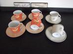 Mitterteich 6 kop en schotels bloem en stipje, Nieuw, Ophalen of Verzenden, Overige stijlen, Kop(pen) en/of Schotel(s)