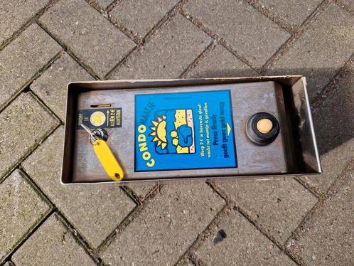 RVS Condomaatje, Verzamelen, Automaten | Overige, Gebruikt, Ophalen of Verzenden