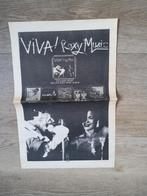 Roxy Music:  Promo  Viva! Roxy Music   a3  formaat, Verzamelen, Ophalen of Verzenden, Zo goed als nieuw, Foto of Kaart