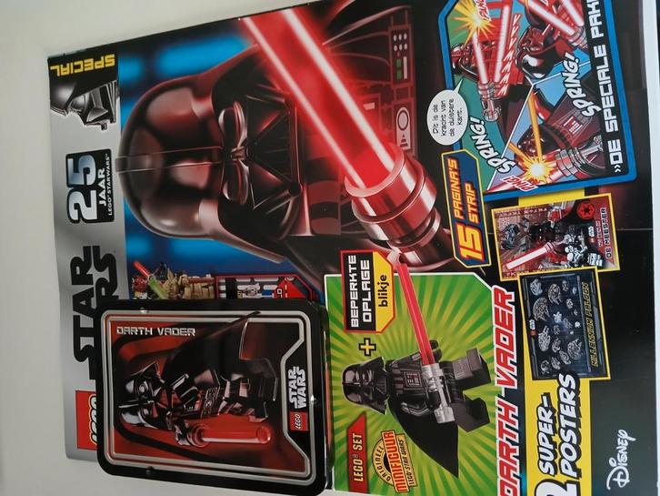Lego star wars darth vader magazine met blik, Kinderen en Baby's, Speelgoed | Duplo en Lego, Zo goed als nieuw, Ophalen of Verzenden