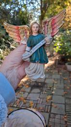 ANTIEKE gevallen Kerstengel 14x16 cm, Diversen, Kerst, Verzenden, Gebruikt