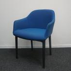 Vitra Softshell Vergaderstoel |  Eetkamerstoel | Blauw, Huis en Inrichting, Stoelen, Stof, Gebruikt, Overige kleuren, Ophalen of Verzenden