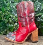 Nieuwe retro vintage laars van Sendra maat 37, Nieuw, Lage of Enkellaarzen, Ophalen of Verzenden, Rood