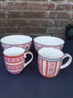 PIP servies 2 schalen en 2 mokken, Ophalen of Verzenden, Zo goed als nieuw, Porselein