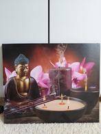 Canvas Boeddah, relax, yoga, massage.60*50cm, Nieuw, Overige typen, Ophalen of Verzenden, 50 tot 75 cm