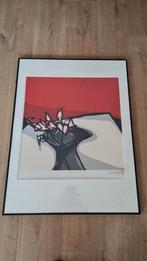 Fon Klement - Boardsnede, Vase noir, Antiek en Kunst, Kunst | Litho's en Zeefdrukken, Ophalen of Verzenden