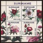 Suriname 1794/7 postfris Pioenrozen 2011, Ophalen of Verzenden, Postfris