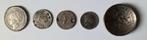 Zilveren nederlandse muntjes, Postzegels en Munten, Munten | Nederland, Overige waardes, Ophalen of Verzenden, Koning Willem III