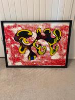 Erik Loman acryl op linnen, Antiek en Kunst, Ophalen of Verzenden