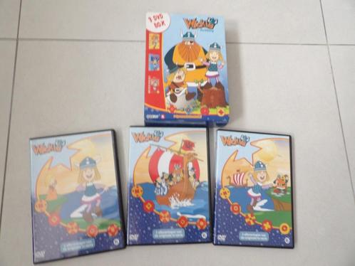 leuke verzamelbox met 3 dvd's van WICKIE DE VIKING, Cd's en Dvd's, Dvd's | Tekenfilms en Animatie, Zo goed als nieuw, Tekenfilm